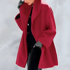 Charlotte | Women's Oversized Coat | Lapel Collar · Eltrendio
