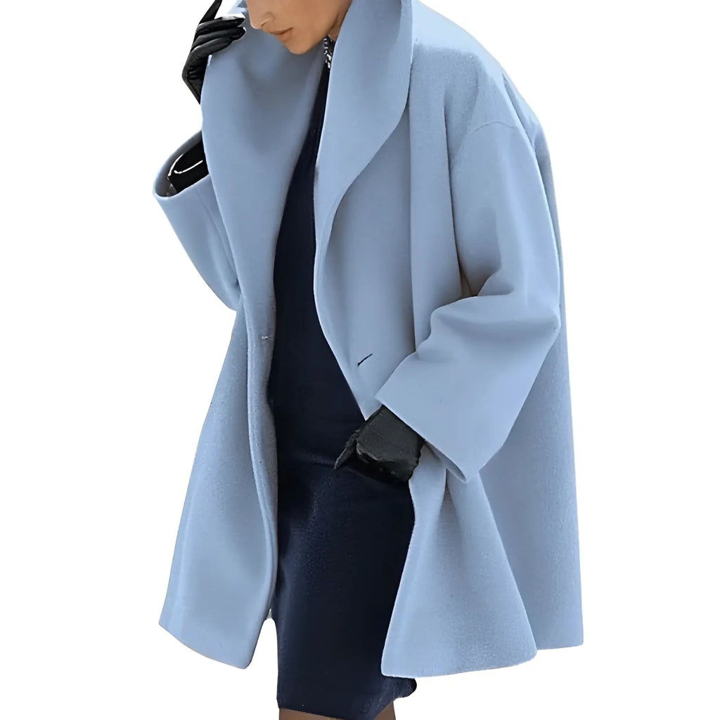 Charlotte | Women's Oversized Coat | Lapel Collar · Eltrendio