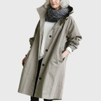 Charlotte | Women's Oversized Trench Coat | Hooded · Eltrendio