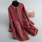 Charlotte | Women's Shearling Coat | Teddy Texture · Eltrendio
