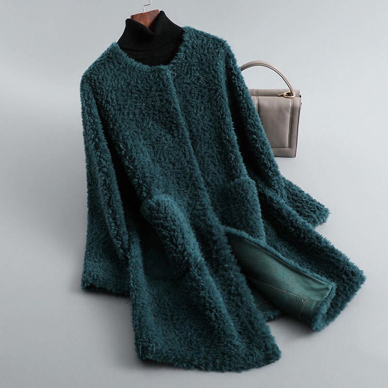 Charlotte | Women's Shearling Coat | Teddy Texture · Eltrendio