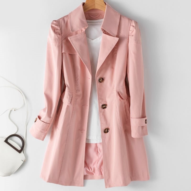 Charlotte | Women's Single-Breasted Trench Coat | Belted · Eltrendio