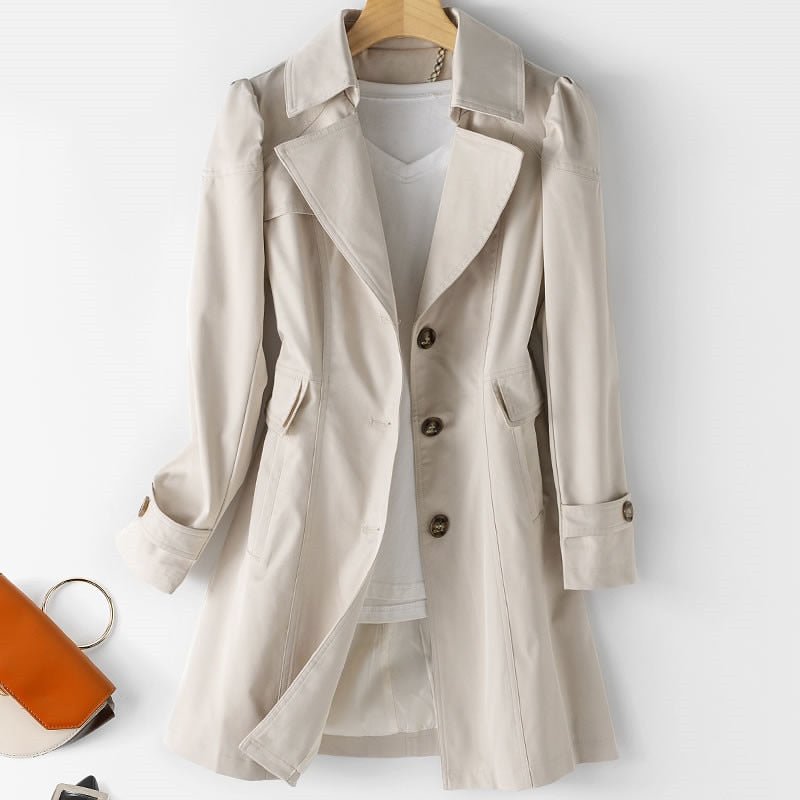 Charlotte | Women's Single-Breasted Trench Coat | Belted · Eltrendio