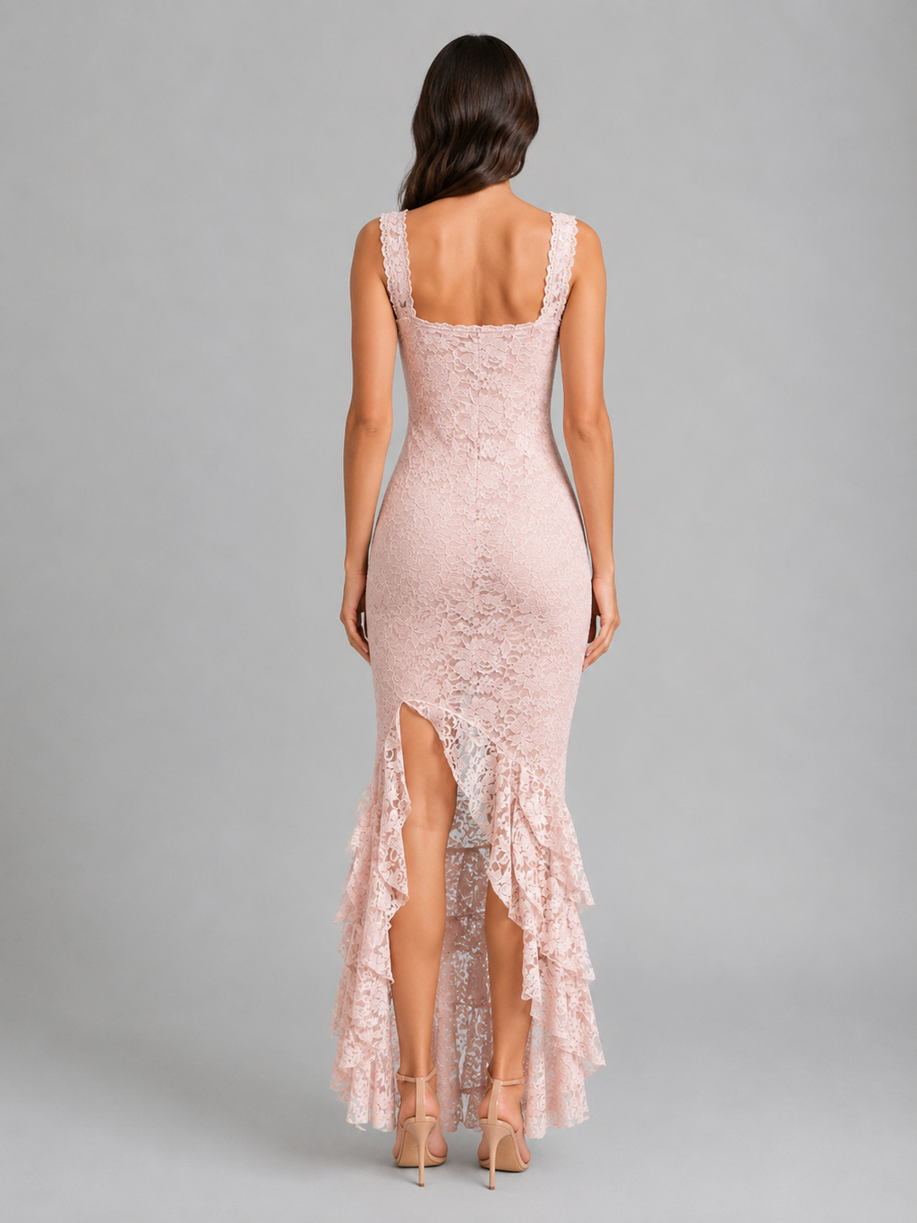 Charlotte | Women's Sleeveless Maxi Dress | Ruffle Hem · Eltrendio
