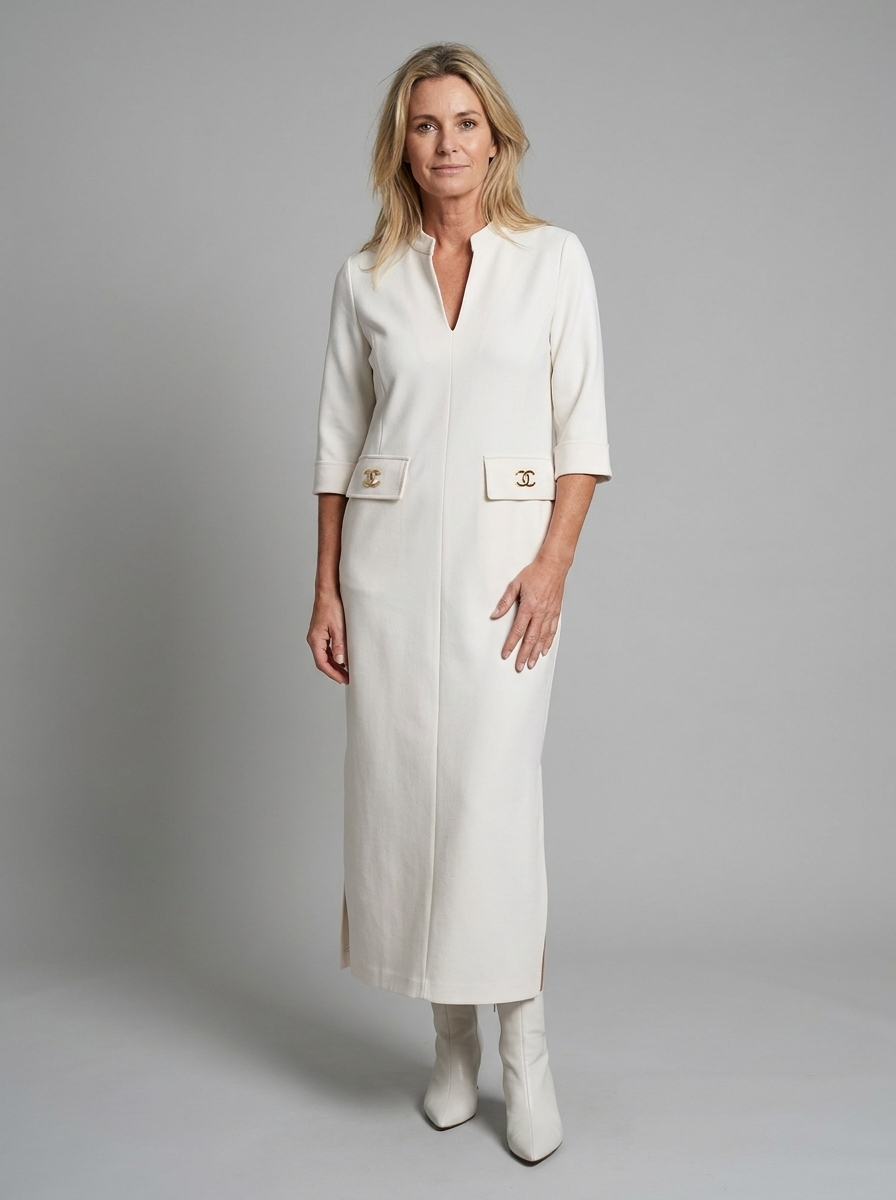 Charlotte | Women's V-Neck Maxi Dress | Lightweight-Eltrendio