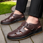Edward | Men's Closed-Toe Sandals | Breathable Leather · Eltrendio