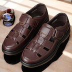 Edward | Men's Closed-Toe Sandals | Breathable Leather · Eltrendio