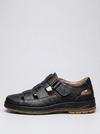 Edward | Men's Closed-Toe Sandals | Breathable Leather-Eltrendio