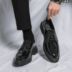 Edward | Men's Lace-Up Derby Shoes | High-Shine · Eltrendio
