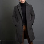 Edward | Men's Single-Breasted Overcoat | Notch Lapel · Eltrendio