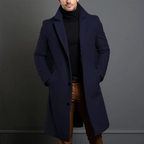 Edward | Men's Single-Breasted Overcoat | Notch Lapel · Eltrendio