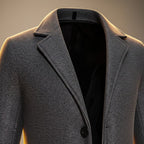 Edward | Men's Single-Breasted Overcoat | Notch Lapel · Eltrendio