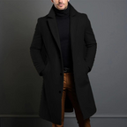 Edward | Men's Single-Breasted Overcoat | Notch Lapel · Eltrendio