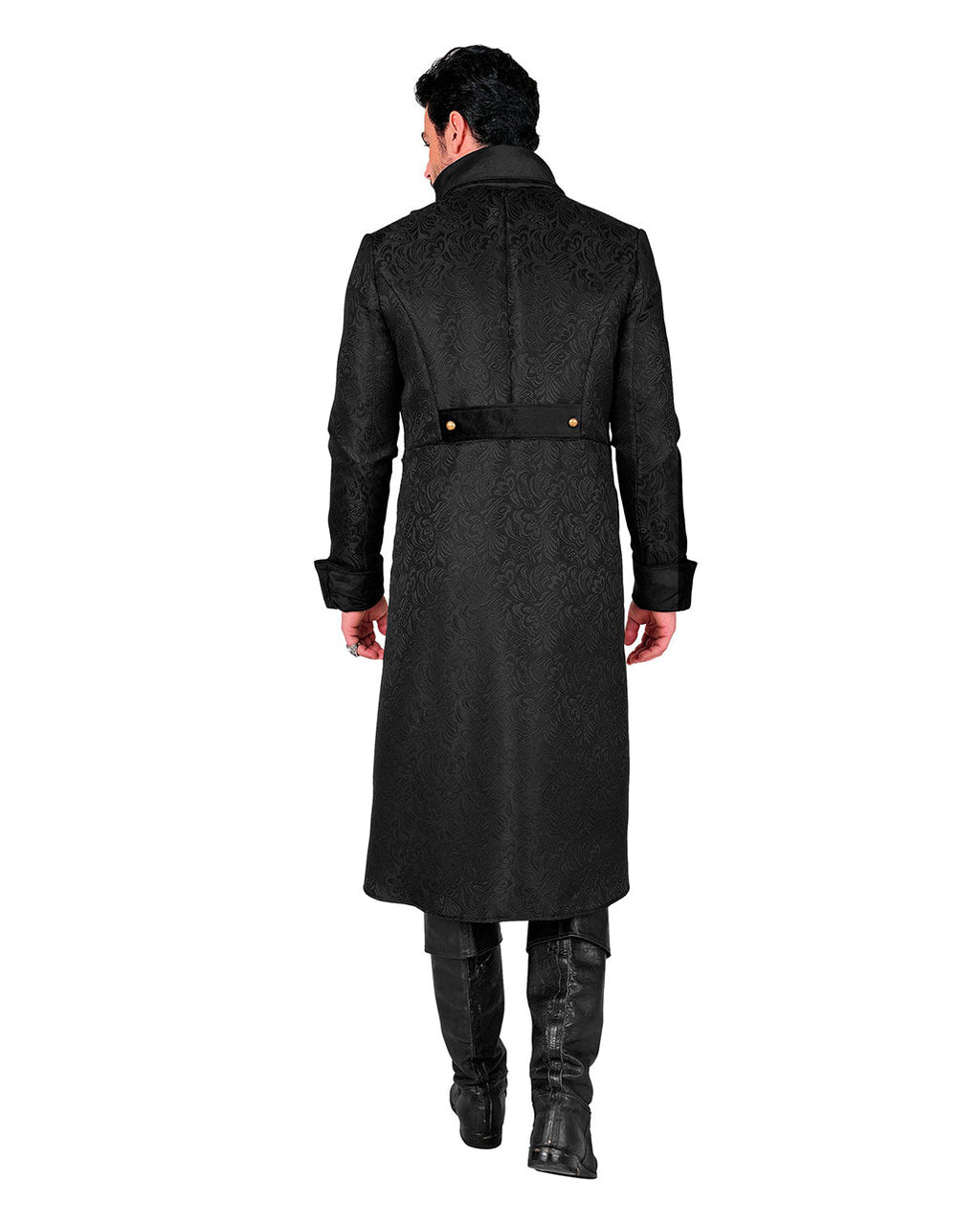 Edward | Men's Victorian Costume Coat | Brocade Tailcoat-Eltrendio