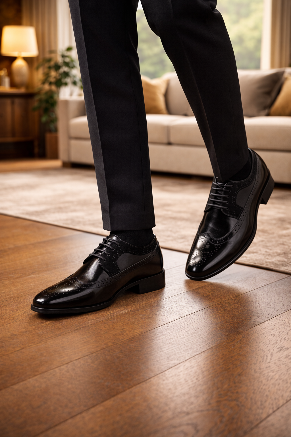 Edward | Men's Wingtip Brogue Shoes | Leather · Eltrendio