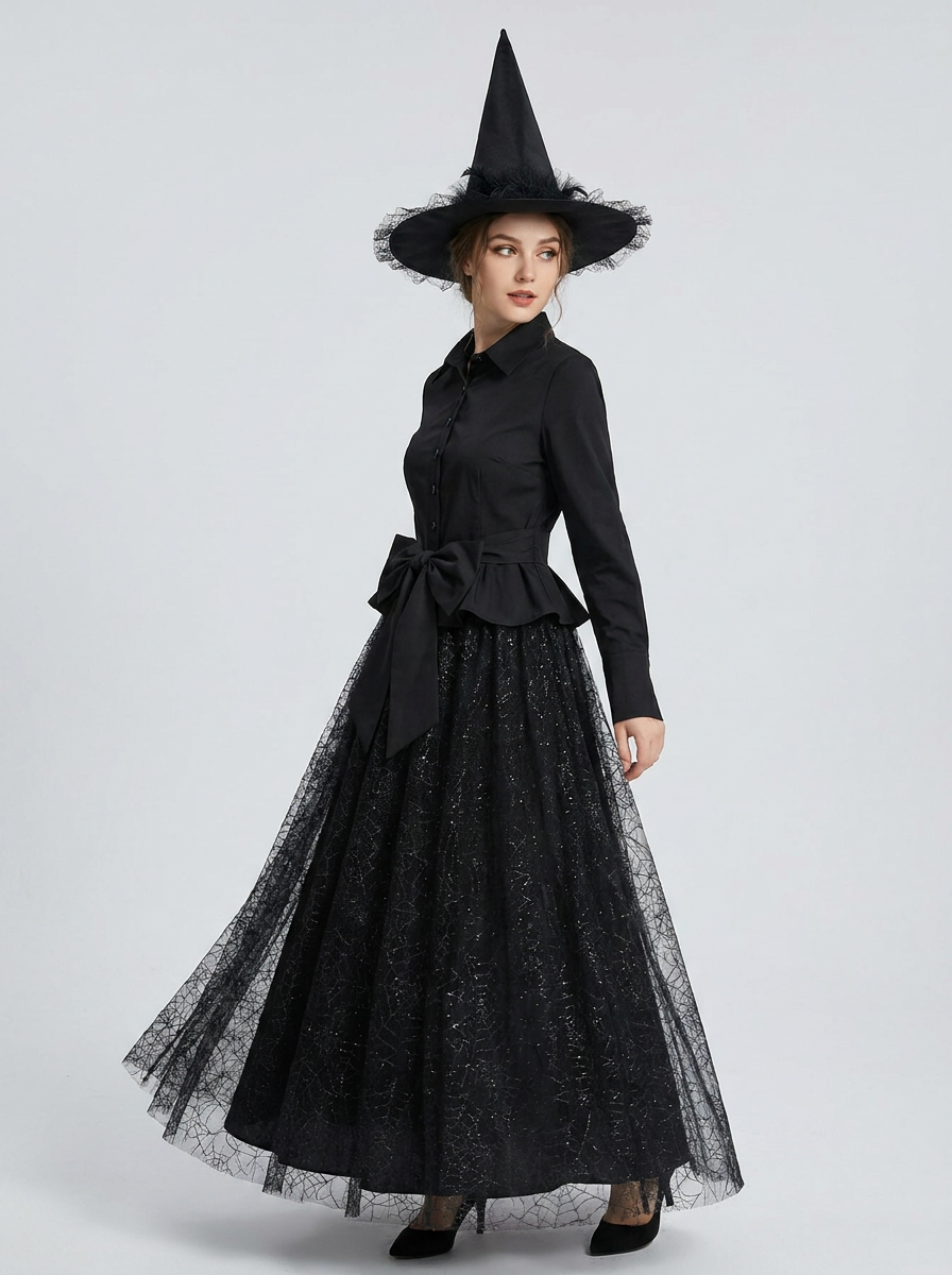 Elara | Women's Witch Costume | Tulle Skirt-Eltrendio