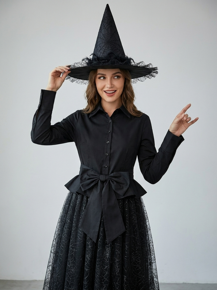 Elara | Women's Witch Costume | Tulle Skirt-Eltrendio