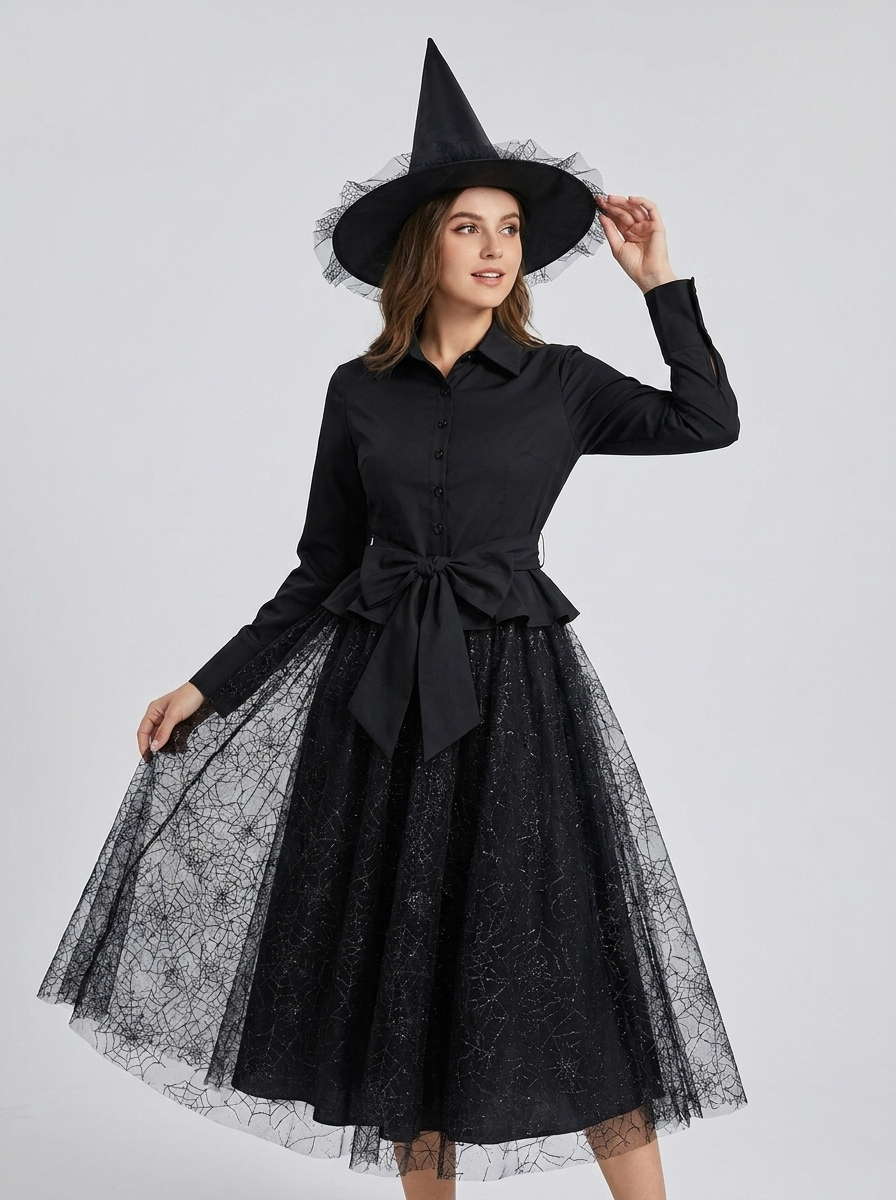 Elara | Women's Witch Costume | Tulle Skirt-Eltrendio