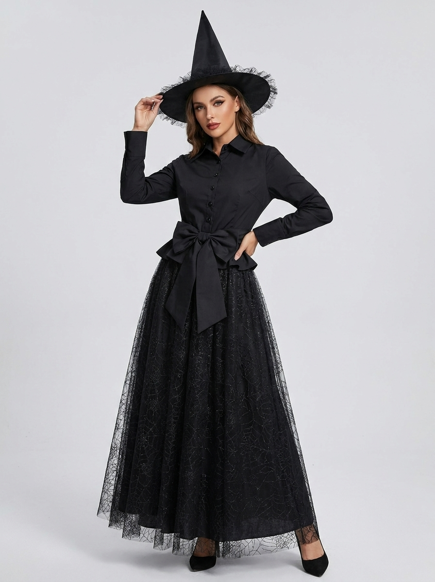 Elara | Women's Witch Costume | Tulle Skirt-Eltrendio