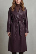 Eleanor | Women's Belted Trench Coat | Faux Leather · Eltrendio