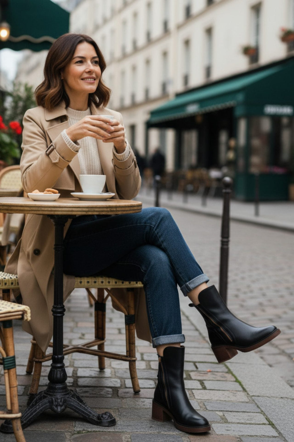 Eleanor | Women's Block Heel Ankle Boots | Side Zip · Eltrendio