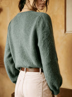 Eleanor | Women's Button-Up Cardigan | Pointelle Knit · Eltrendio