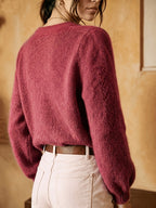 Eleanor | Women's Button-Up Cardigan | Pointelle Knit · Eltrendio