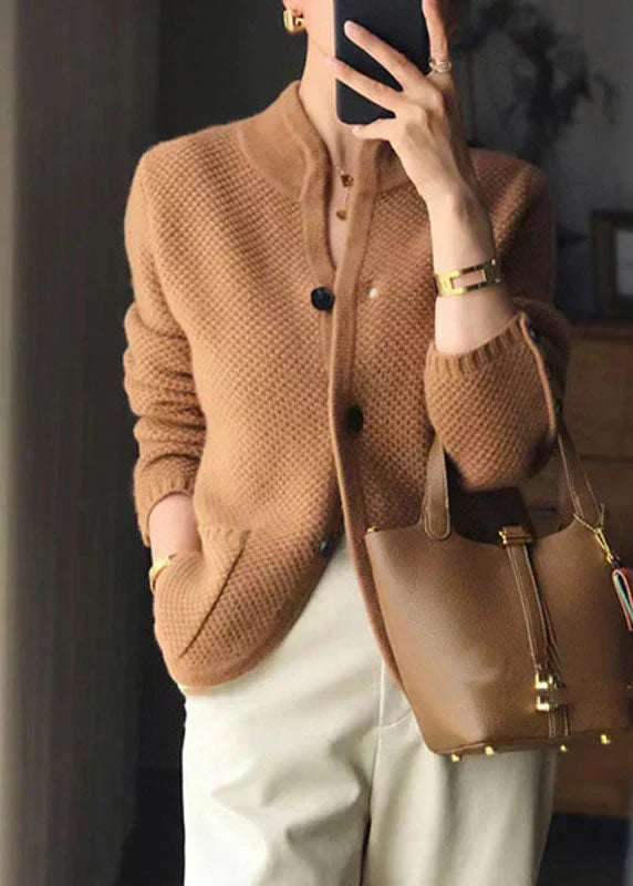Eleanor | Women's Chunky Knit Cardigan | Button-Front · Eltrendio