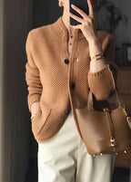 Eleanor | Women's Chunky Knit Cardigan | Button-Front · Eltrendio