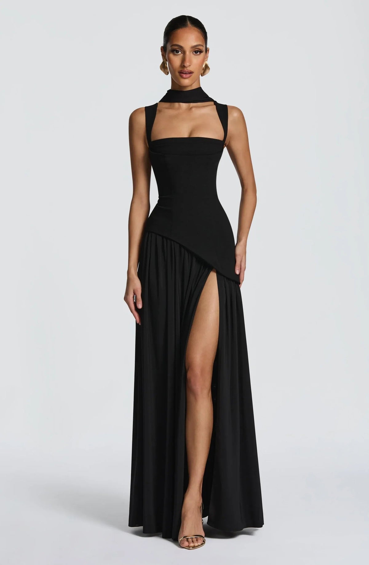 Eleanor | Women's Corset Maxi Dress | Thigh Split · Eltrendio