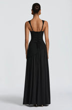 Eleanor | Women's Corset Maxi Dress | Thigh Split · Eltrendio