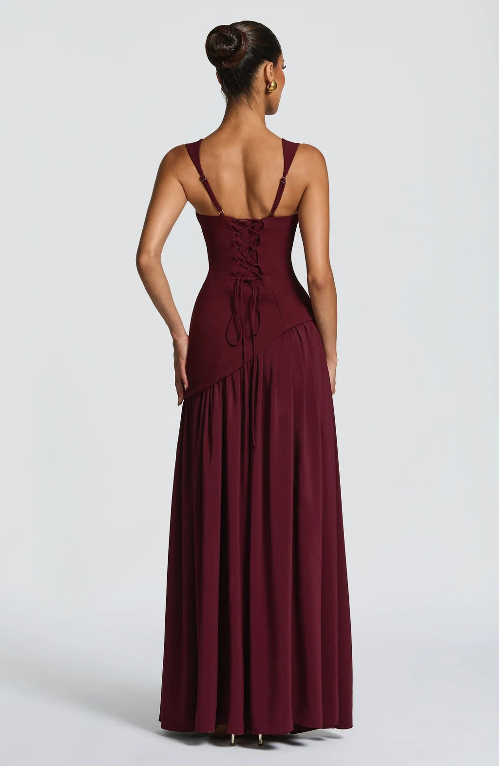 Eleanor | Women's Corset Maxi Dress | Thigh Split · Eltrendio