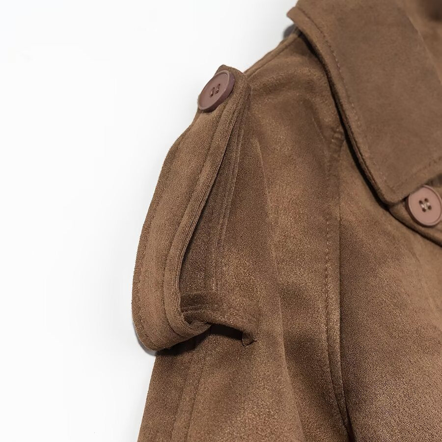 Eleanor | Women's Double-Breasted Trench Coat | Belted · Eltrendio