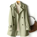 Eleanor | Women's Double-Breasted Trench Coat | Buckle Cuffs · Eltrendio