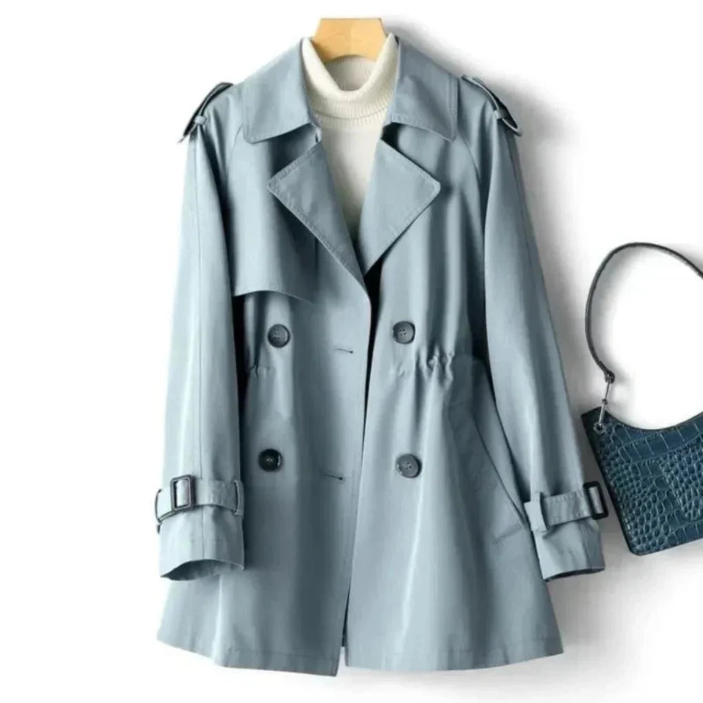Eleanor | Women's Double-Breasted Trench Coat | Buckle Cuffs · Eltrendio
