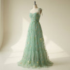 Eleanor | Women's Floral Maxi Dress | Tie Straps · Eltrendio