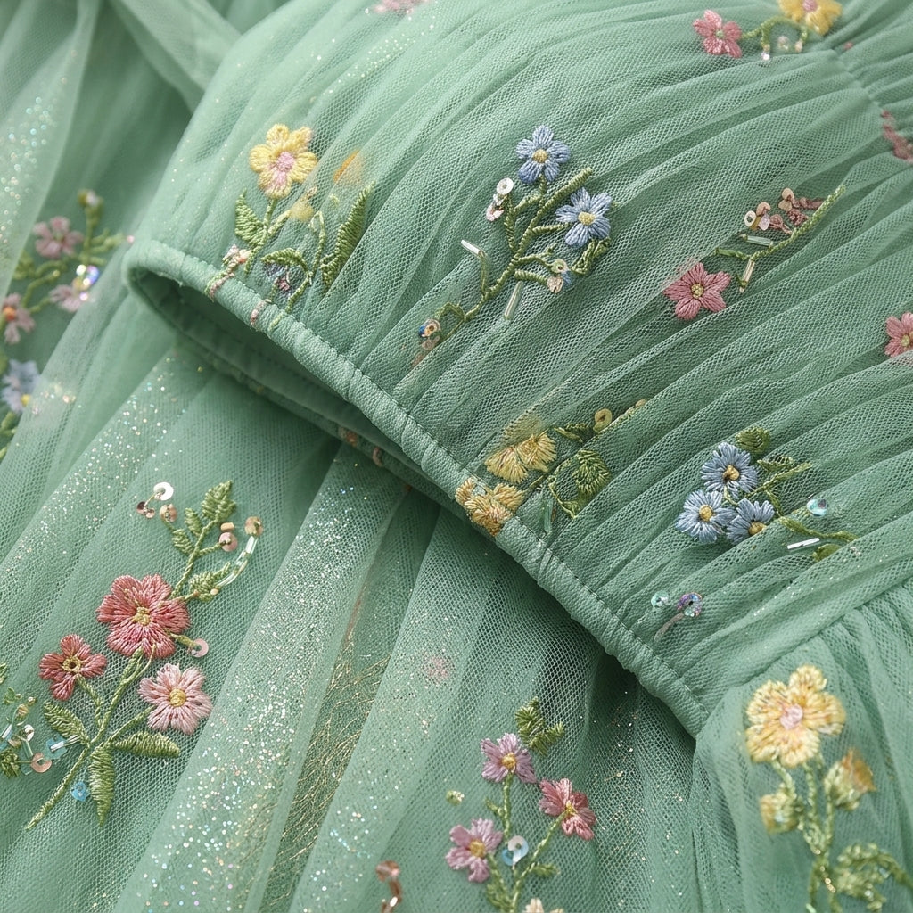 Eleanor | Women's Floral Maxi Dress | Tie Straps · Eltrendio