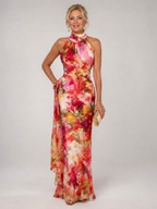 Eleanor | Women's Halter Maxi Dress | Floral Print · Eltrendio