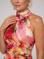Eleanor | Women's Halter Maxi Dress | Floral Print · Eltrendio