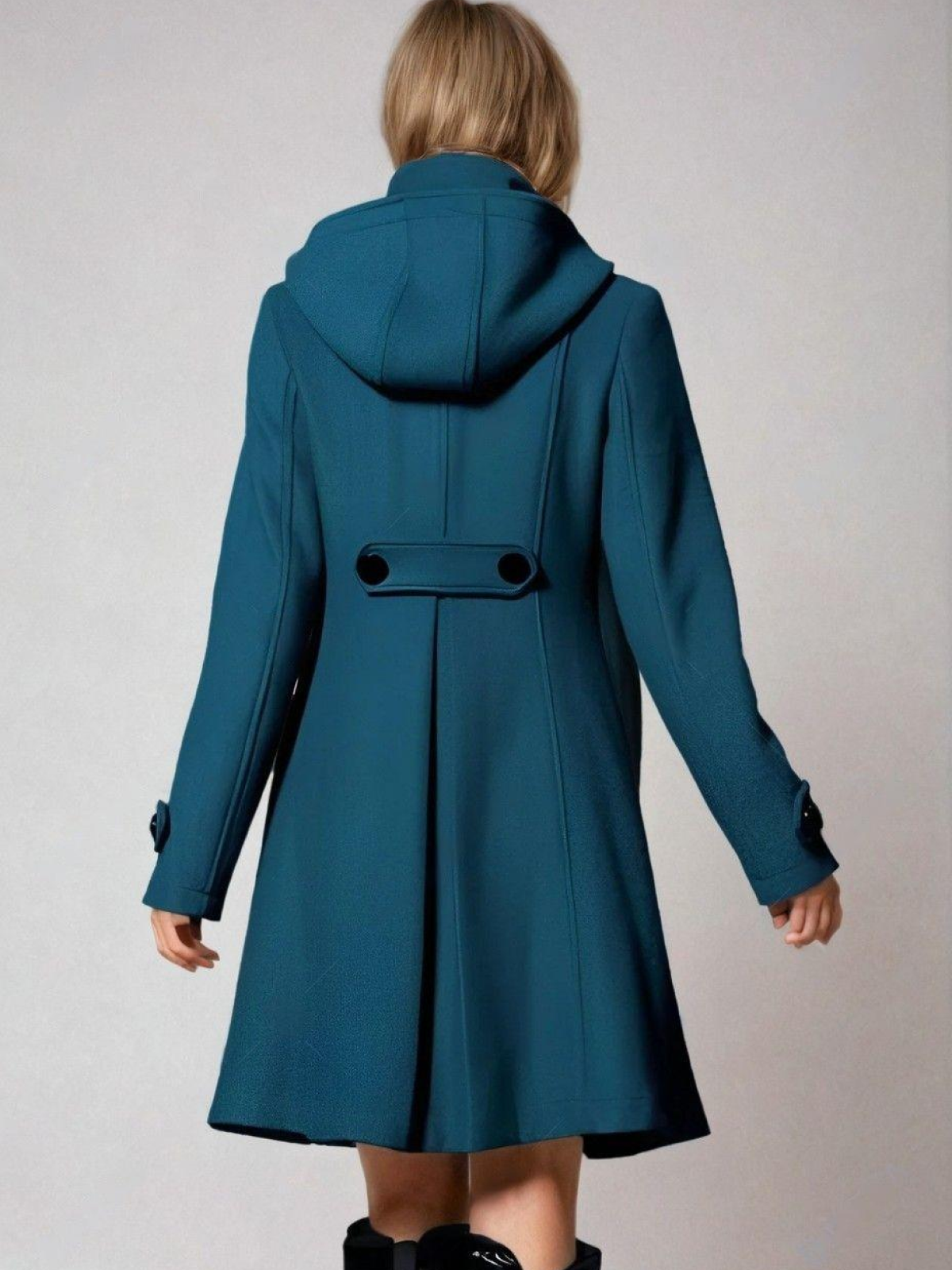 Eleanor | Women's Hooded Coat | Double-Breasted · Eltrendio
