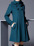 Eleanor | Women's Hooded Coat | Double-Breasted · Eltrendio