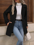 Eleanor | Women's Lapel Coat | Button-Front · Eltrendio