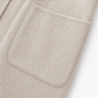 Eleanor | Women's Longline Coat | Open-Front · Eltrendio