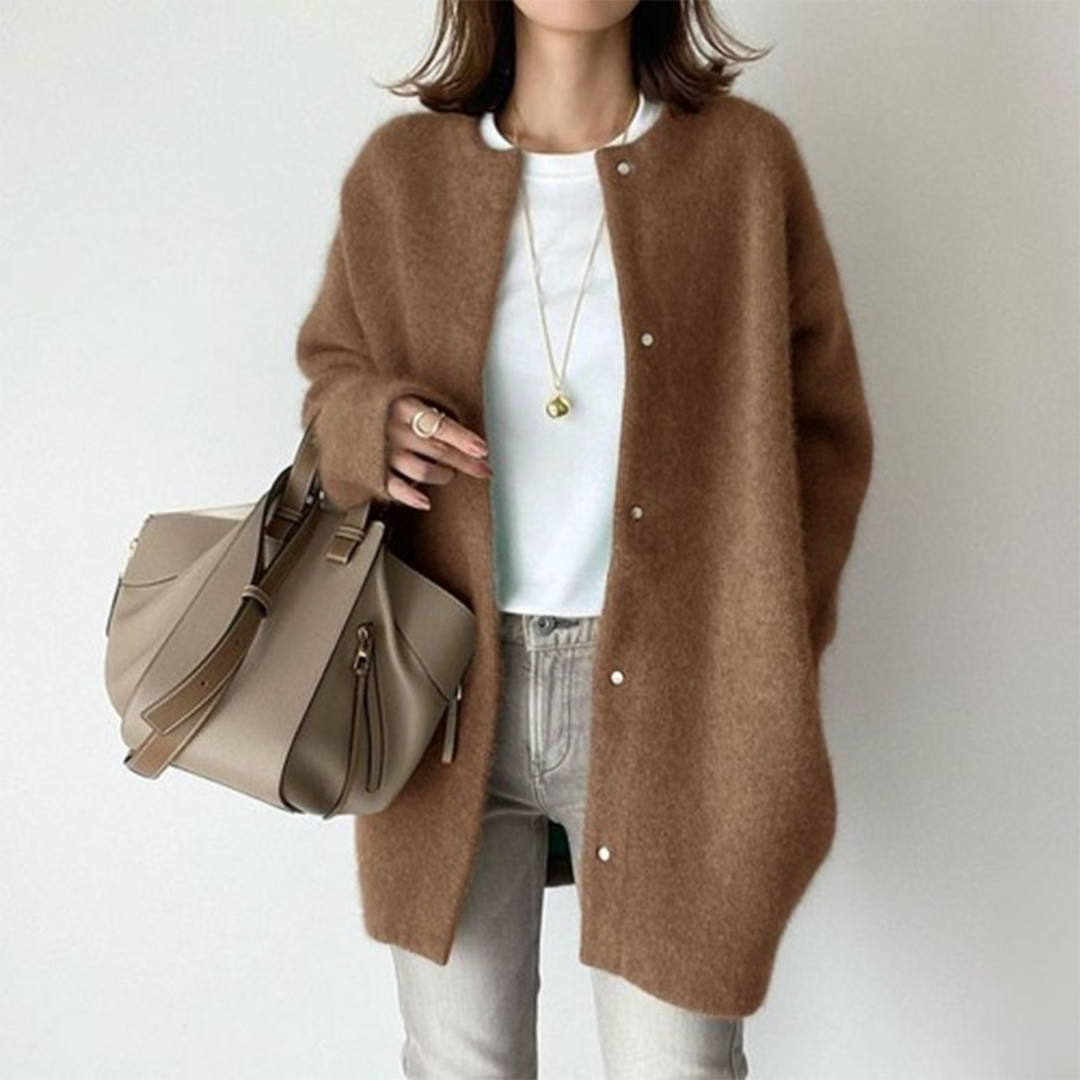 Eleanor | Women's Oversized Cardigan | Button-Front · Eltrendio