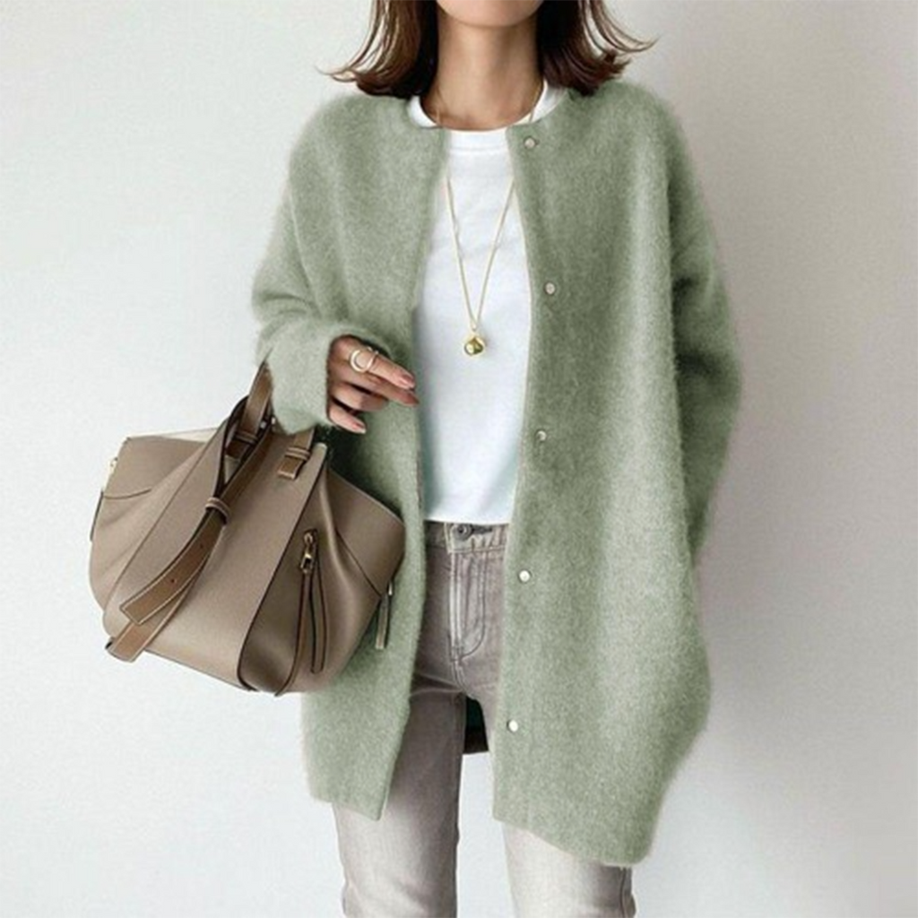 Eleanor | Women's Oversized Cardigan | Button-Front · Eltrendio