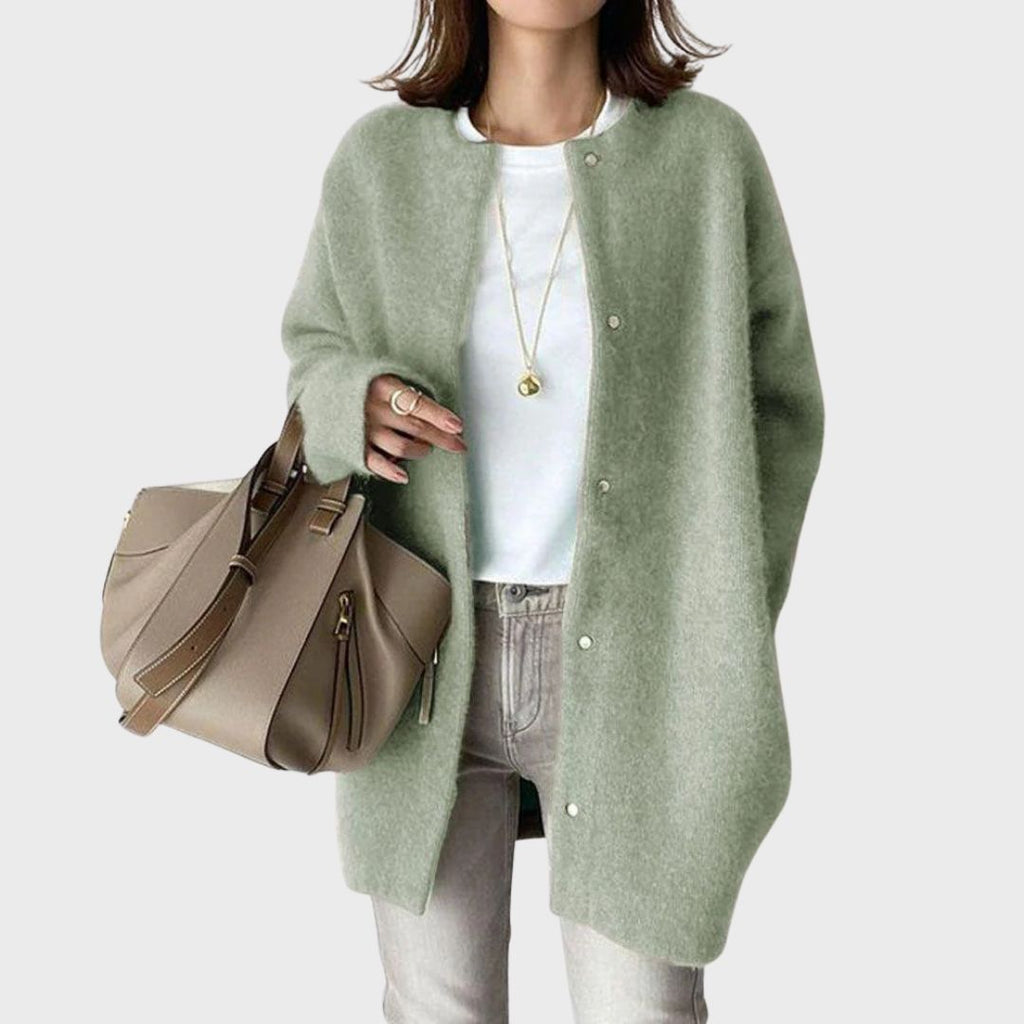 Eleanor | Women's Oversized Cardigan | Button-Front · Eltrendio