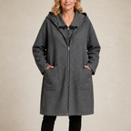 Eleanor | Women's Oversized Hooded Coat | Zip-Front · Eltrendio