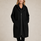 Eleanor | Women's Oversized Hooded Coat | Zip-Front · Eltrendio