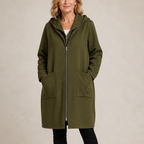 Eleanor | Women's Oversized Hooded Coat | Zip-Front · Eltrendio