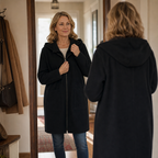 Eleanor | Women's Oversized Hooded Coat | Zip-Front · Eltrendio